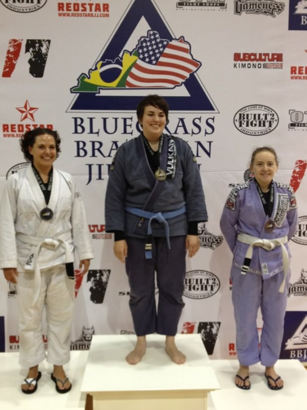 I look very small, but happy!