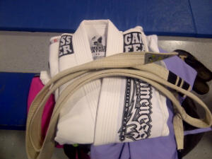 Hard to believe my belt used to be that color!